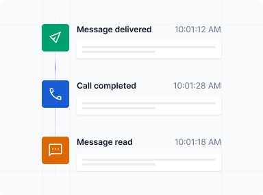 Real-time event system illustration
